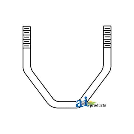 A & I Products U-Bolt, Fender 8" x8" x1" A-351250R1